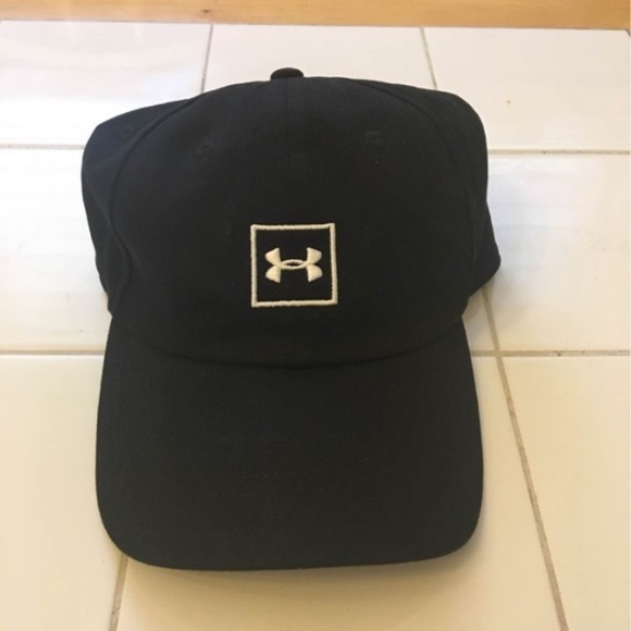BRAND NEW men under armour cotton black adjustable cap / hat - Picture 4 of 5